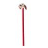 dog hand painted wooden pencil topper