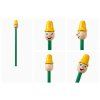 Pinocchio hand painted wooden pencil KROKIDO
