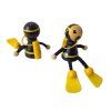 Scuba diver keychain