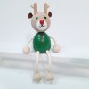 christmas reindeer wooden figure