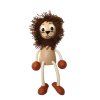Lion hand painted wooden figurine