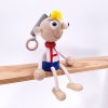 hurvinek wooden figure on spring